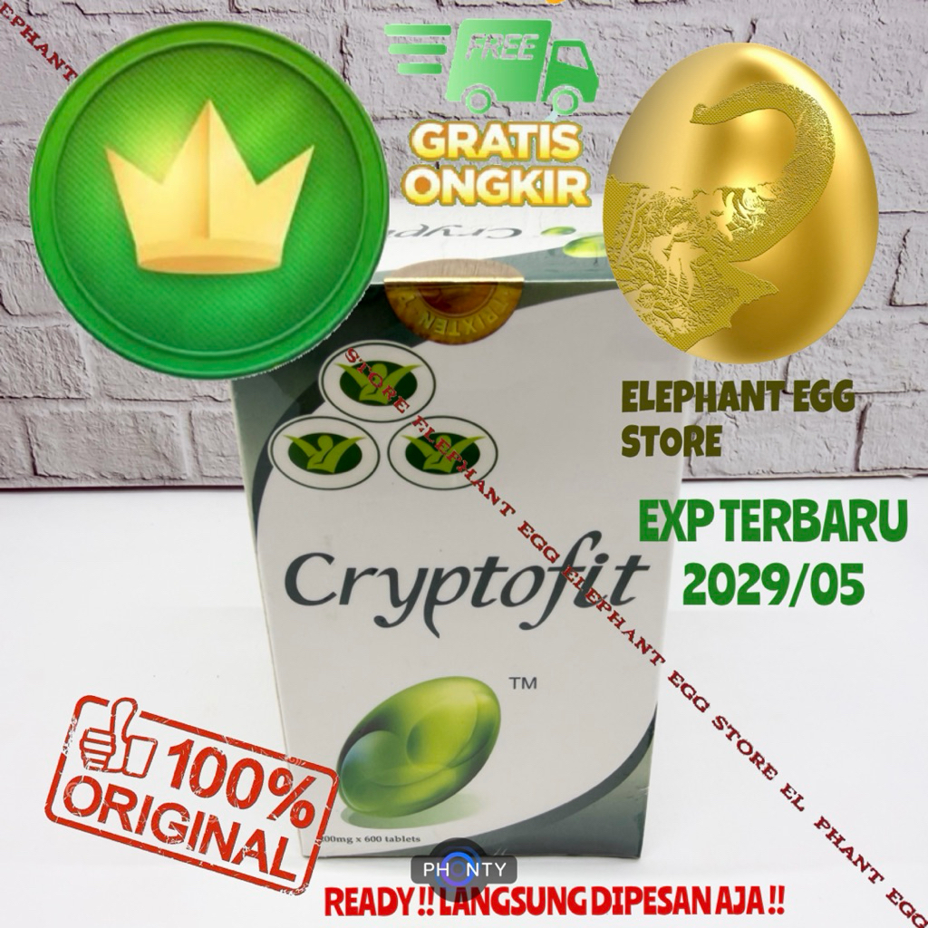 CryptoFit / Crypto Force Isi 600 Tablet 100% Original