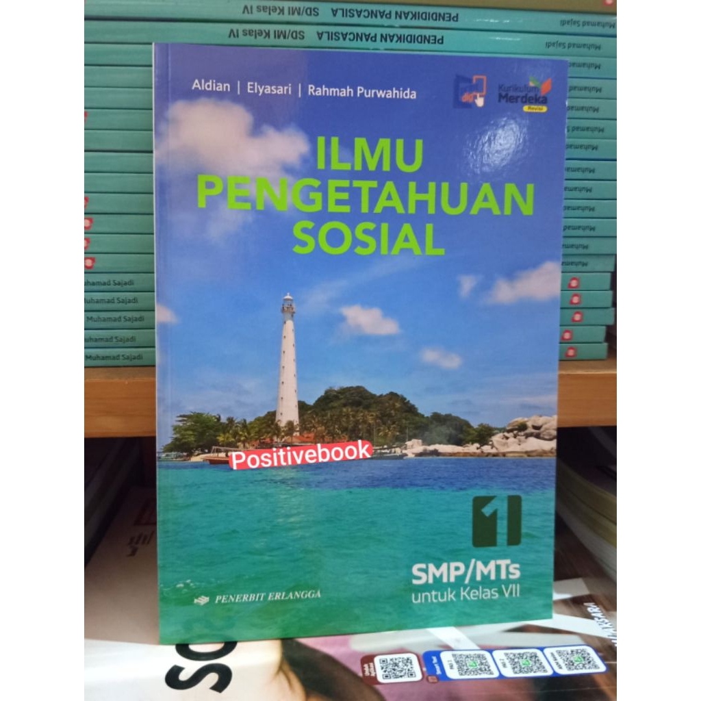 Buku IPS Kelas 7 SMP VII Kurikulum Merdeka Revisi Erlangga