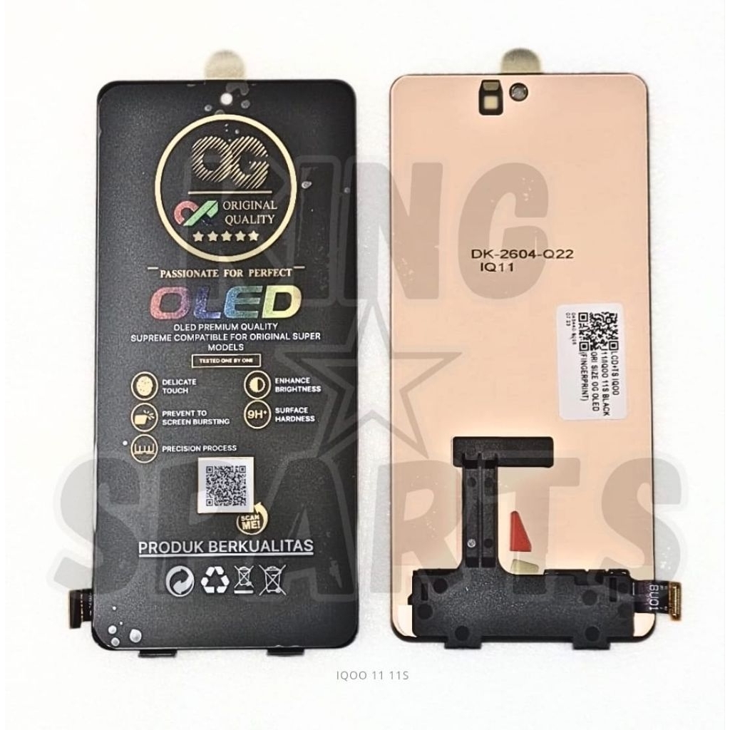 LCD TOUCHSCREEN IQOO 11 / IQOO 11S ORI SIZE OG OLED