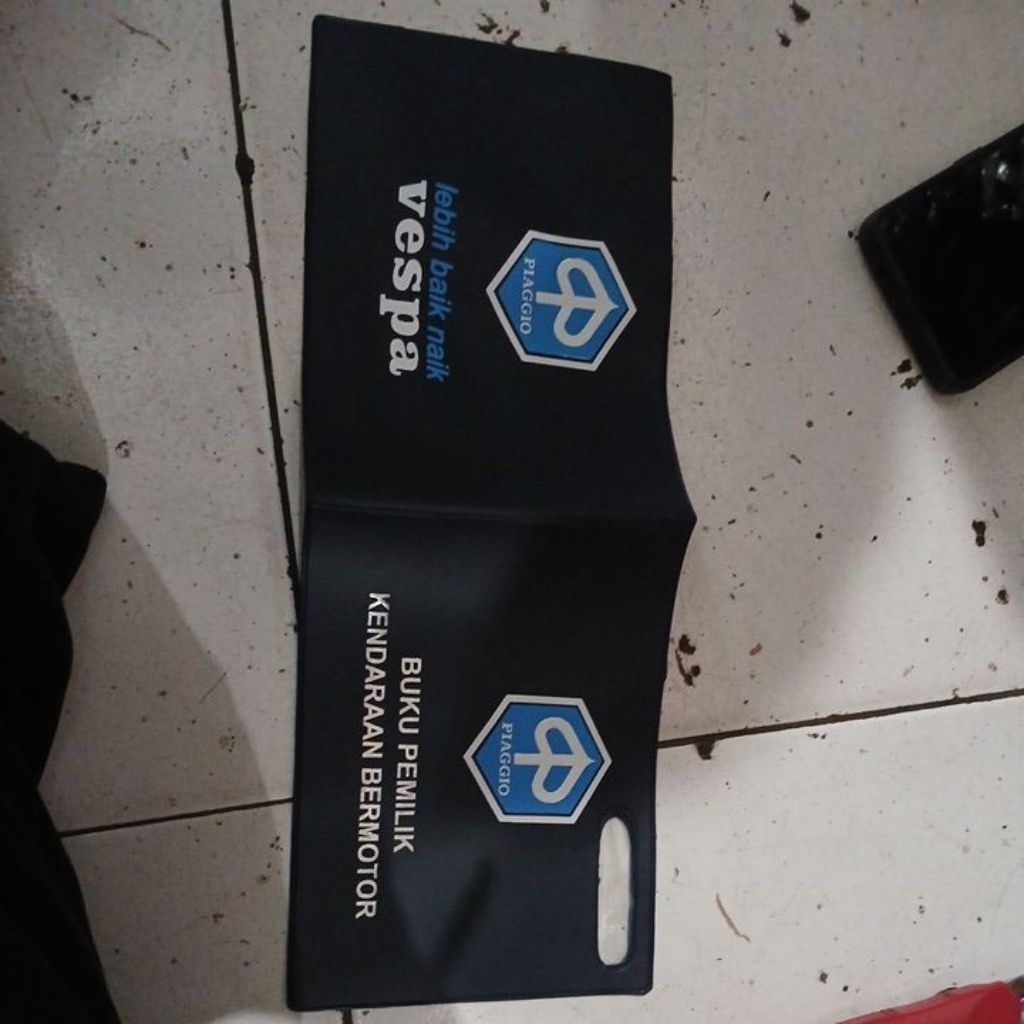 sampul BPKB motor vespa