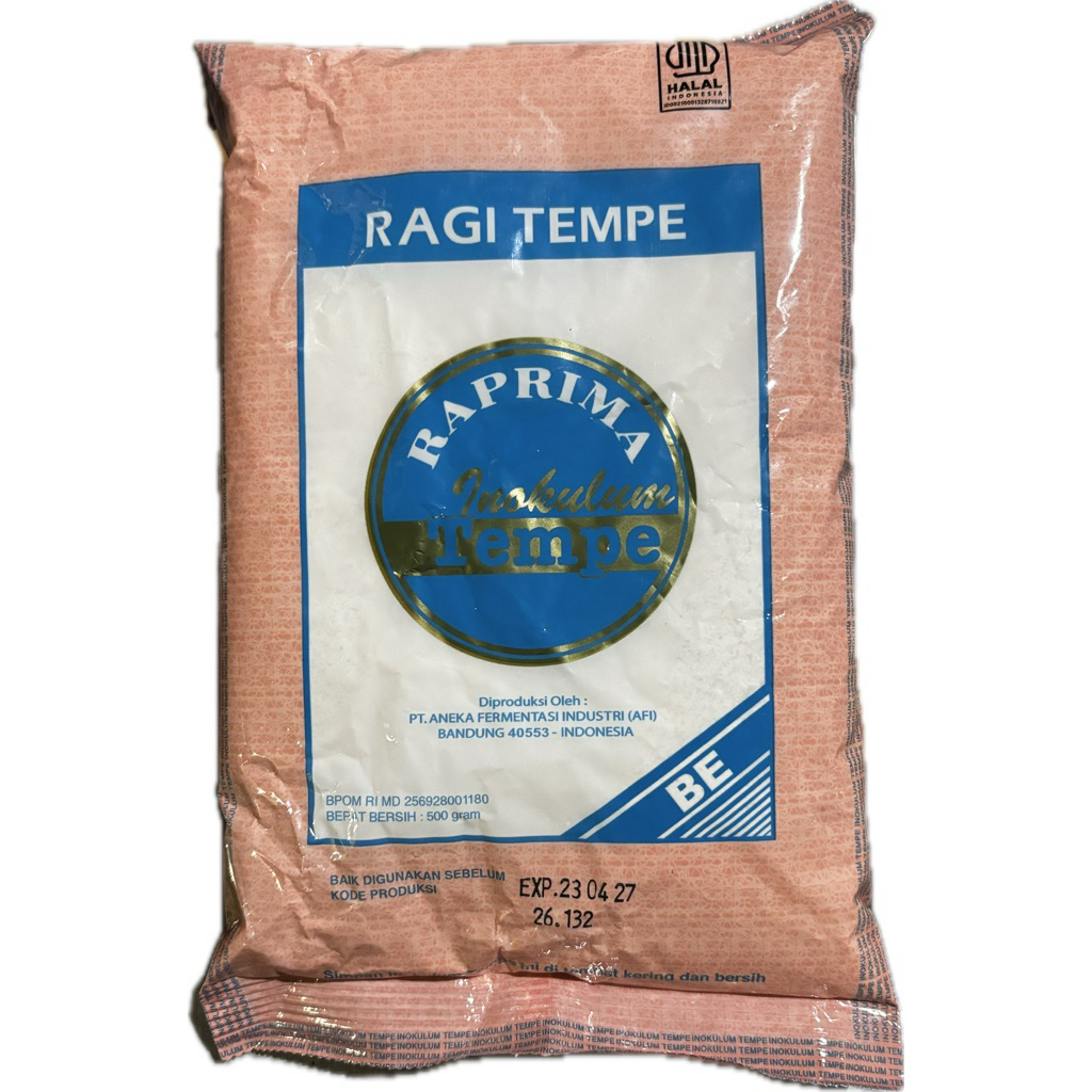 Ragi Tempe RAPRIMA 500gr Berkualitas / Ragi Tempe RAPRIMA