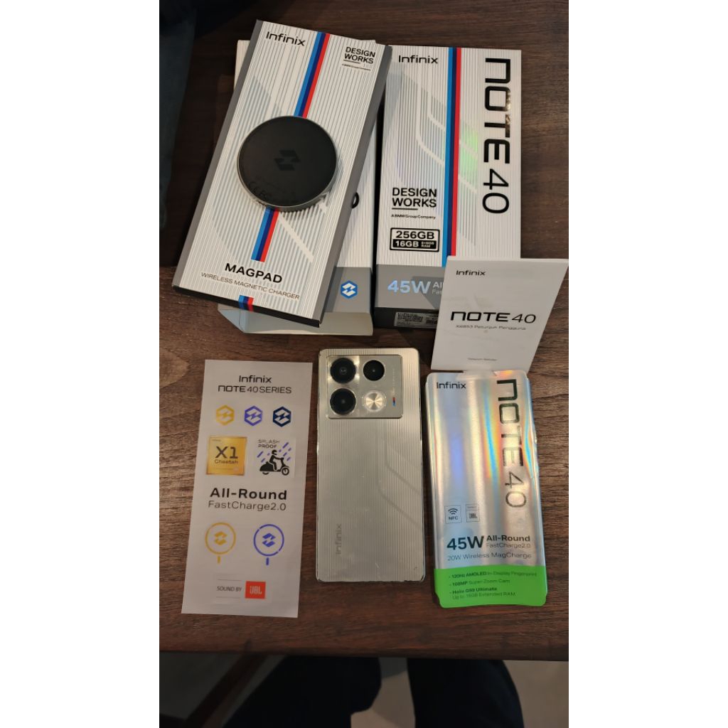 Infinix Note 40 BMW Edition 8/256gb - Bekas / Second