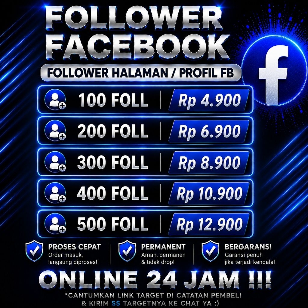 Follower Facebook Follower Facebook Pro Fans Page Halaman