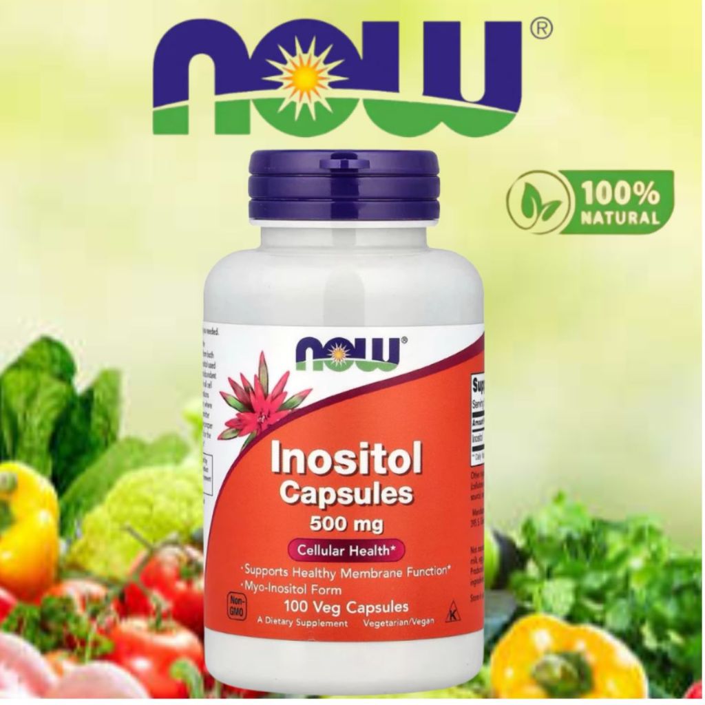 Now Foods Inositol 500mg | Myo-Inositol | Insulin & Lipid Metabolism