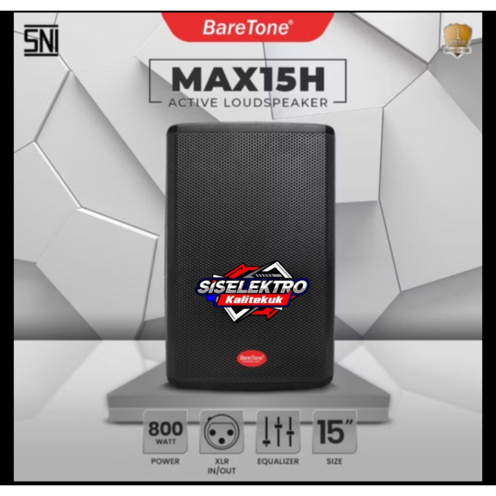 baretone MAX15H speaker aktif baretone 15 inch MAX 15H