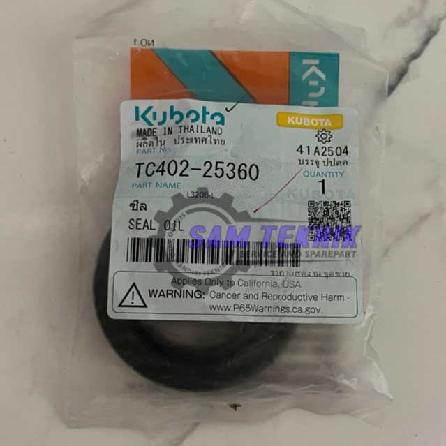 SEAL PTO L3608 TRAKTOR KUBOTA