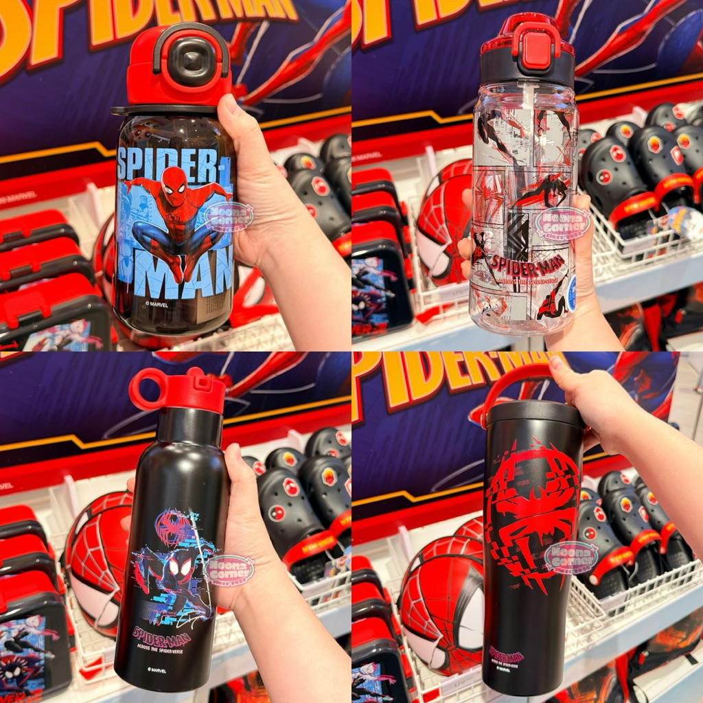 Miniso x Marvel ‼️ Tumbler / Botol Minum Plastik / Termos Stainless Spiderman Marvel Printed Collect