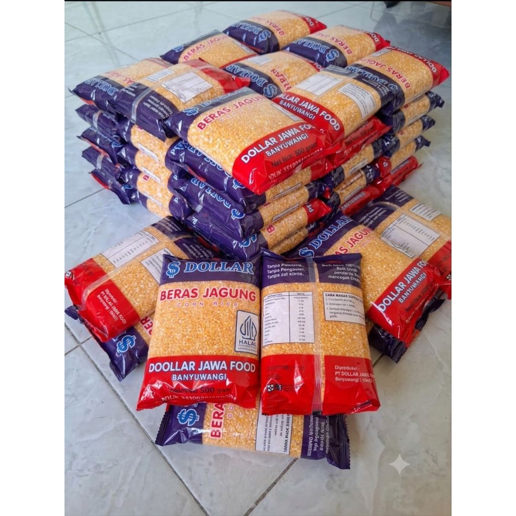 Beras Jagung Dollar (1kg) Asli Banyuwangi, Beras Jagung Dollar Banyuwangi