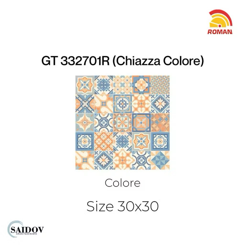 Granit / Keramik Lantai Roman d’Chiazza Colore | Motif Vintage Tegel
