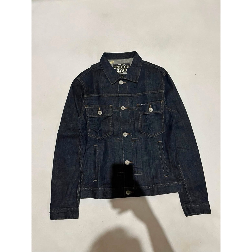 indigo spao type 2 raw selvedge