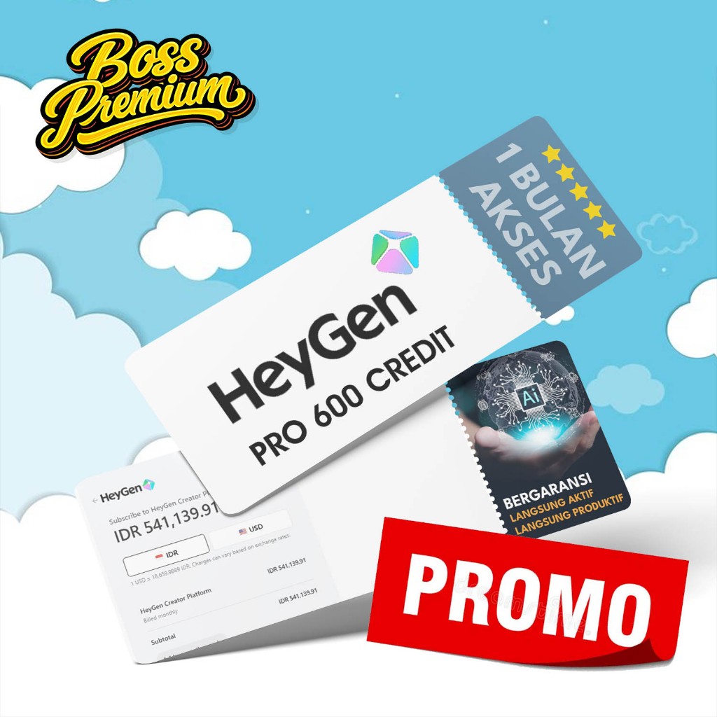 PROMO Heygen Creator 600 Credit PRIVAT
