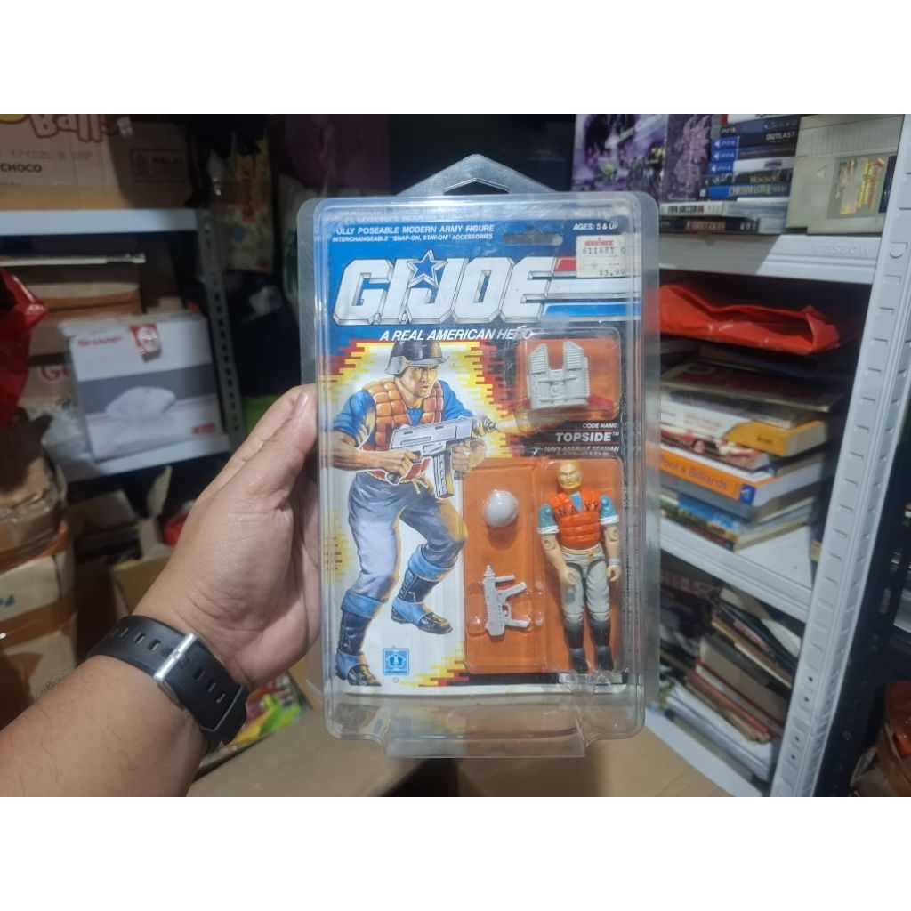 Figure Topside Hasbro 1990 GI Joe Topside Navy Seaman Sealed