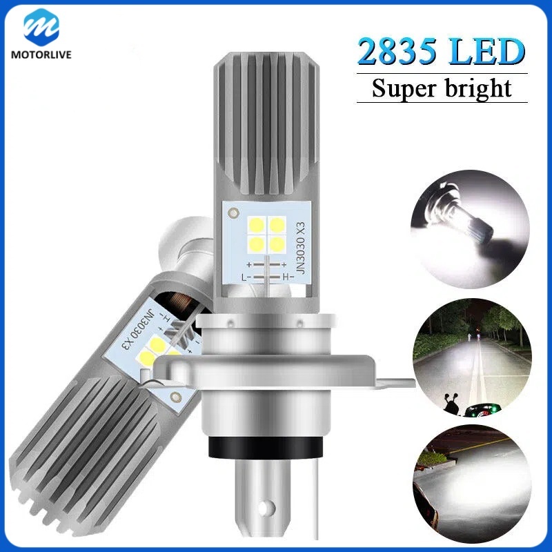 Promo Lampu Depan H4 Laser DC12V Universal Motor Bebek Matic / Lampu Super Terang