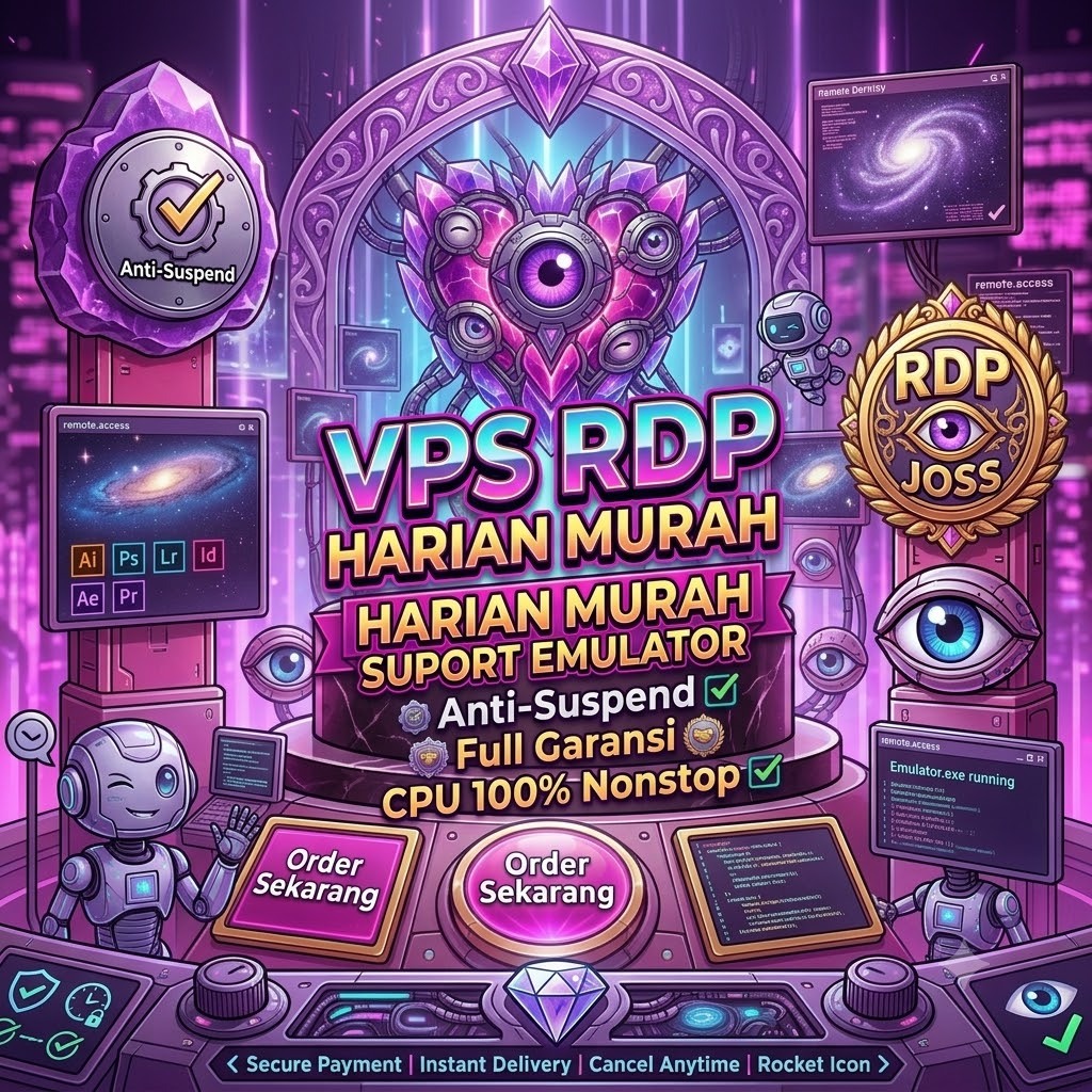 VPS RDP HARIAN MURAH SUPORT EMULATOR | GTX 3050