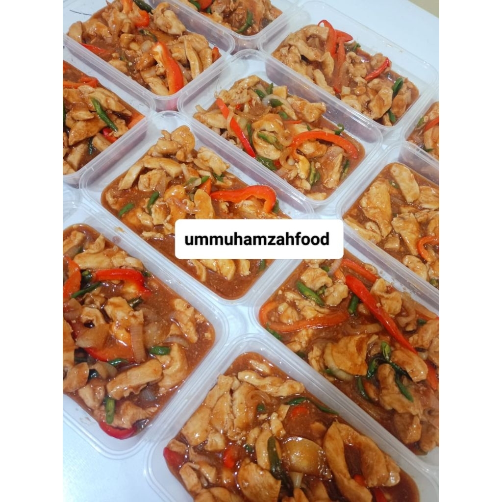 Ayam fillet dada saus teriyaki frozen 300gr±