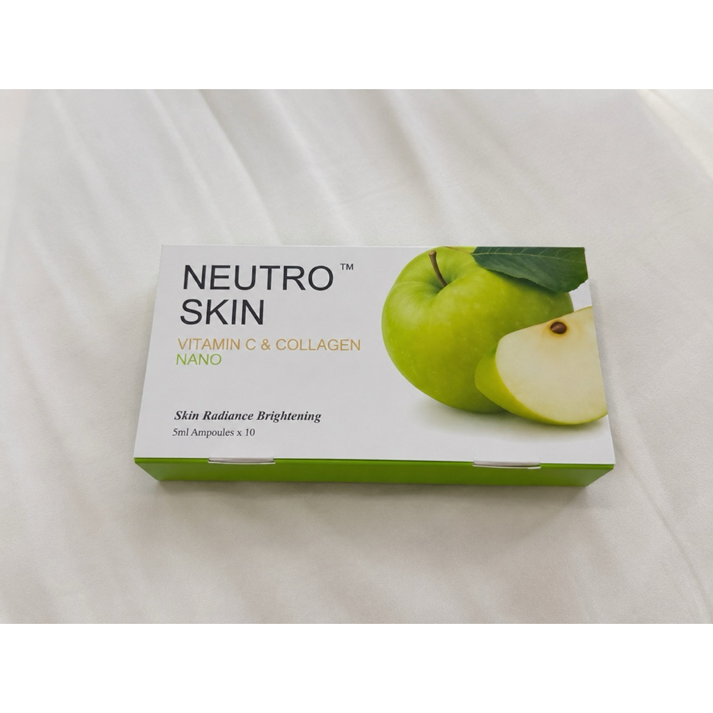 NEUTRO SKIN - Vitamin C dan Apple Collagen | PERBOX | 10 Ampul (5 ML)