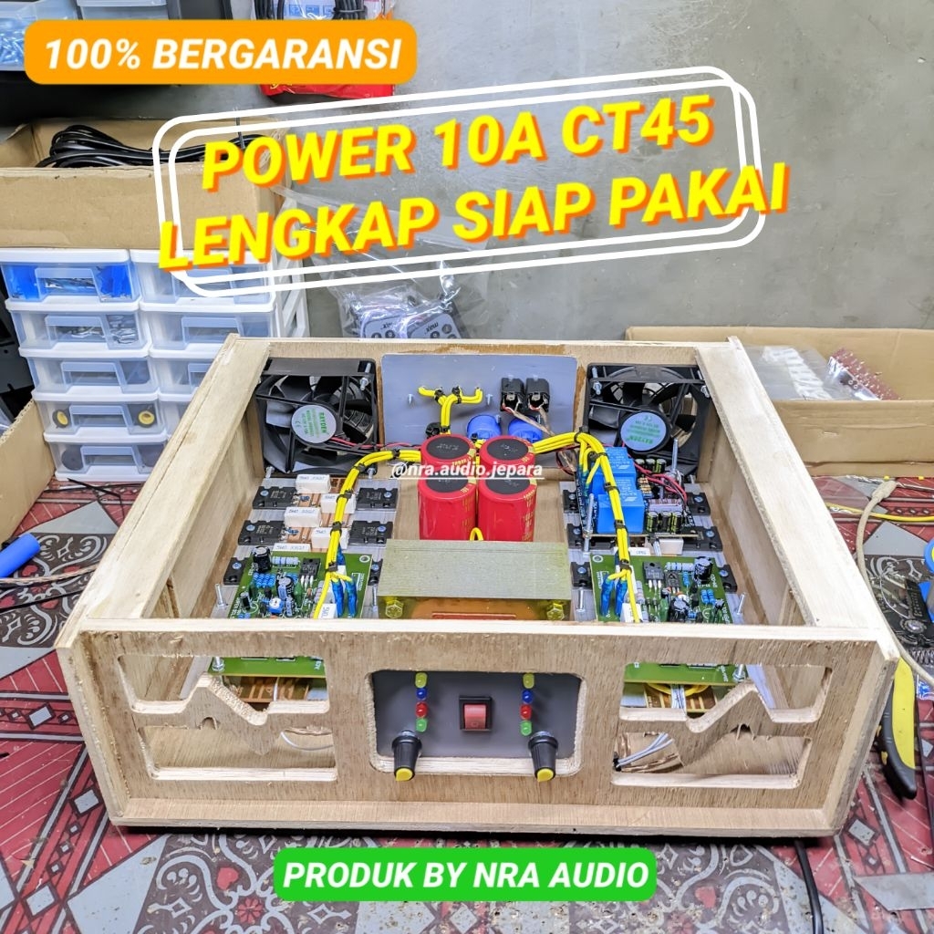 POWER 10 AMPER CT45 2 CHANNEL RAKITAN POWER 10A CT45 BOX TRIPLEK POWER MINIATUR POWER RAKITAN MURAH 