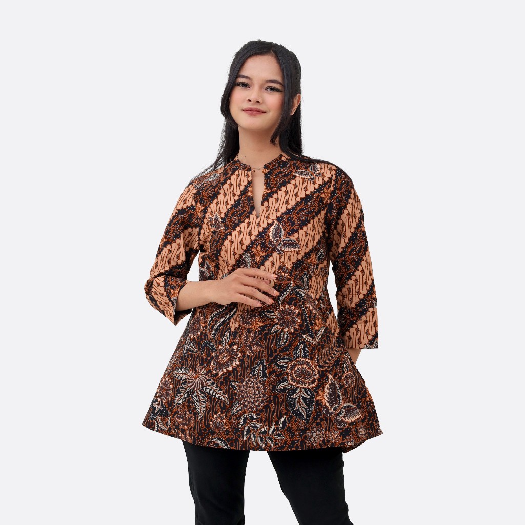 Batik Keris Blouse Batik Lengan Panjang Motif Keris Kusuma Paramita