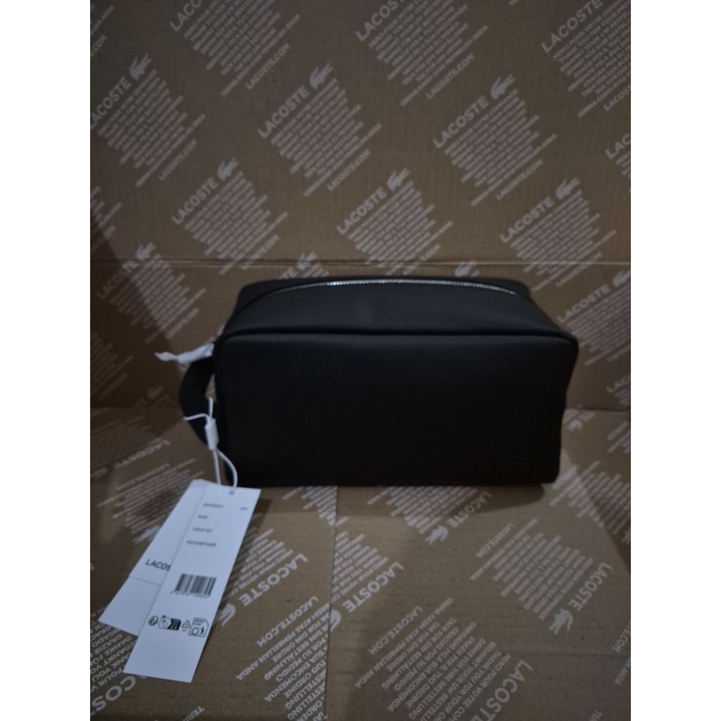 POUCH BAG LACOSTE BLACK TAS KECIL CLUTCH LACOSTE