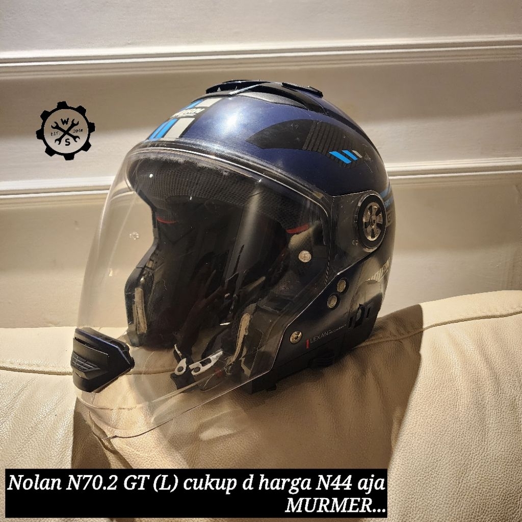 Helm Half Full Face Modular Nolan N70.2 GT bukan N44