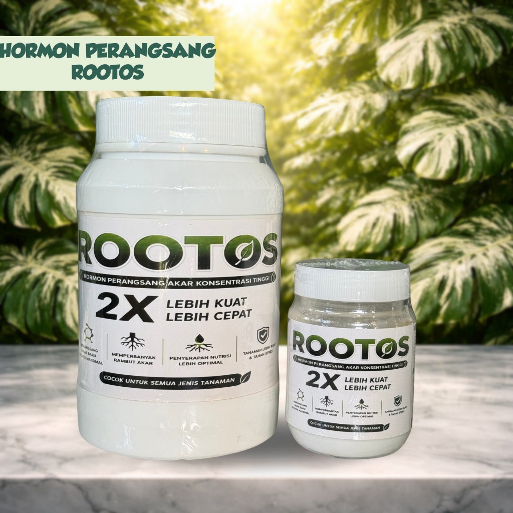 ROOTOS Obat Perangsang Akar Tanaman Pemacu Akar Bibit Stek Cangkok Perbanyakan