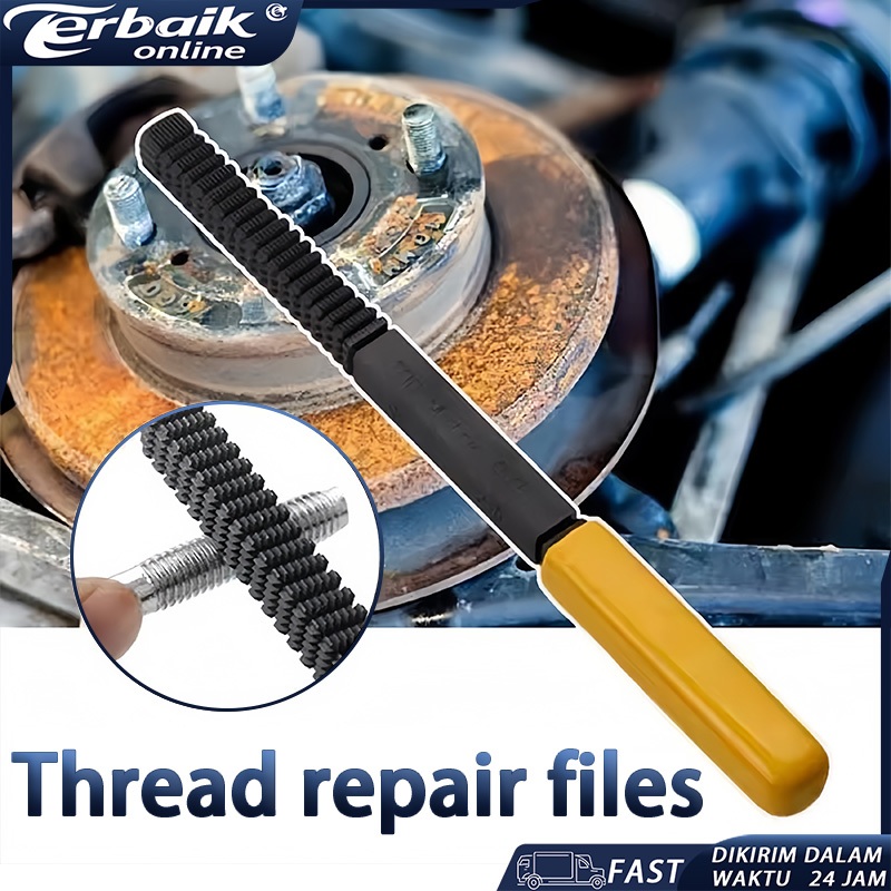 Kikir Drat Baut 8 in 1 External Thread Restorer File Alat Perbaikan Ulir Drat Rusak Universal Repair