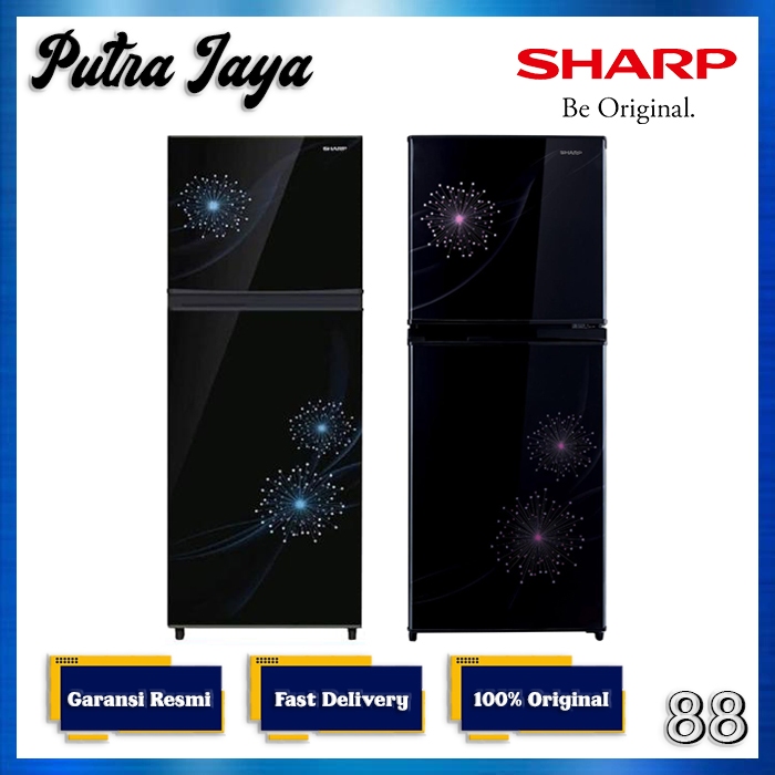 Sharp Kulkas 2 Pintu SJ-237MG-DB / SJ 237 MGDB / SJ 237 MG