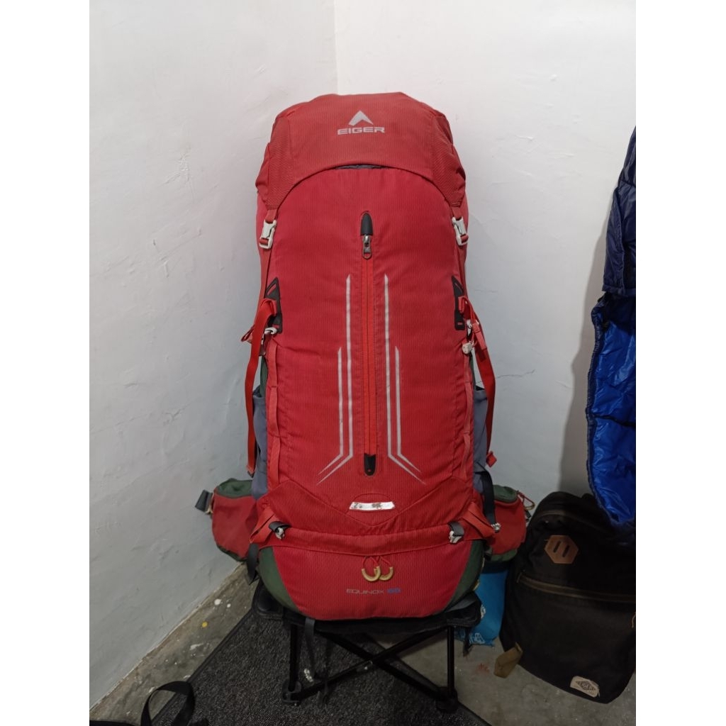 Eiger Equinox 65L merah