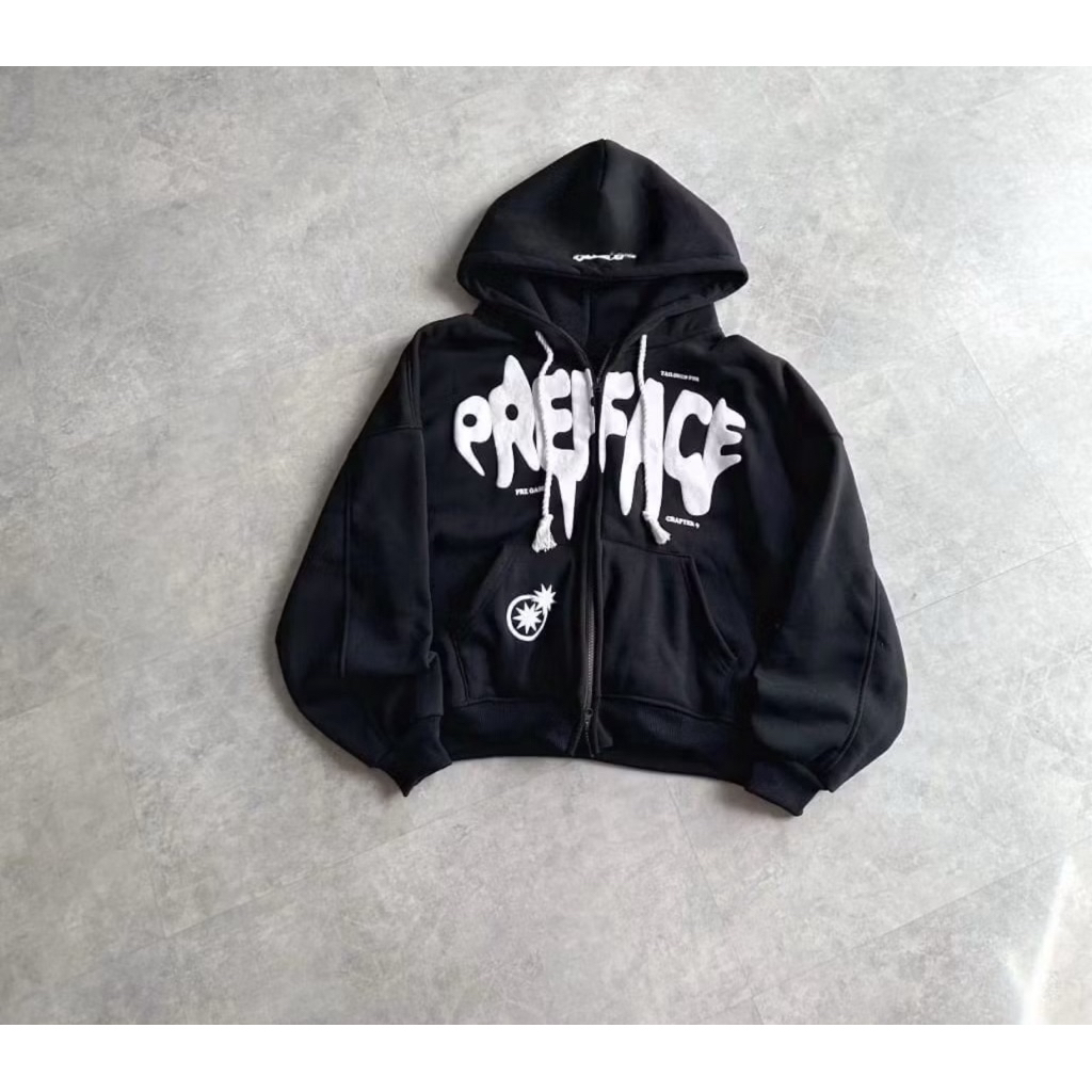 Daffa Store | HOODIE ZIPPER BOXY DOUBLE HEAD ZIPP PREFACE PREMIUM