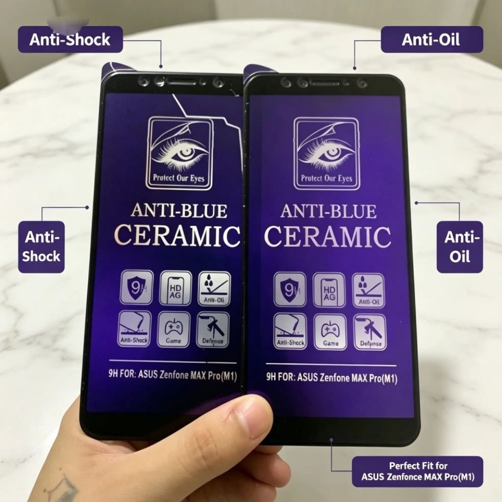 TG TEMPERD GLASS ASUS ZENFONE MAX PRO M1 ASUS ZENFONE MAX PRO M2 PELINDUNG LAYAR HP