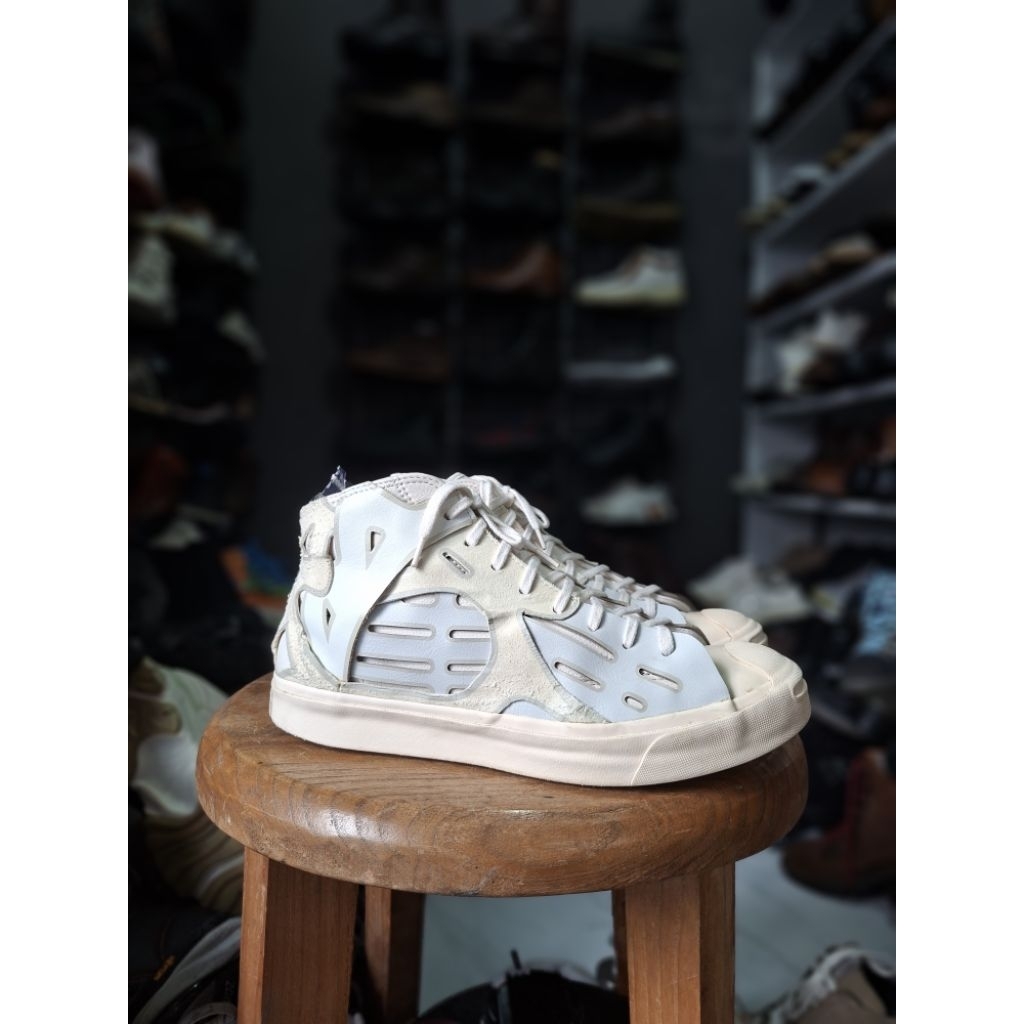 FENG CHEN WANG X CONVERSE JACK PURCEL sepatu sneakers kulit size 42