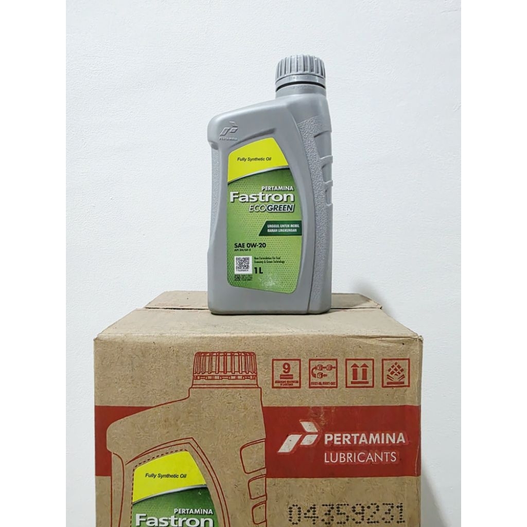 Pertamina Fastron EcoGreen LCGC sae 0w-20 API SN GF-5 1 Liter (1L) - Oli Mesin Mobil Bensin Agya Cal