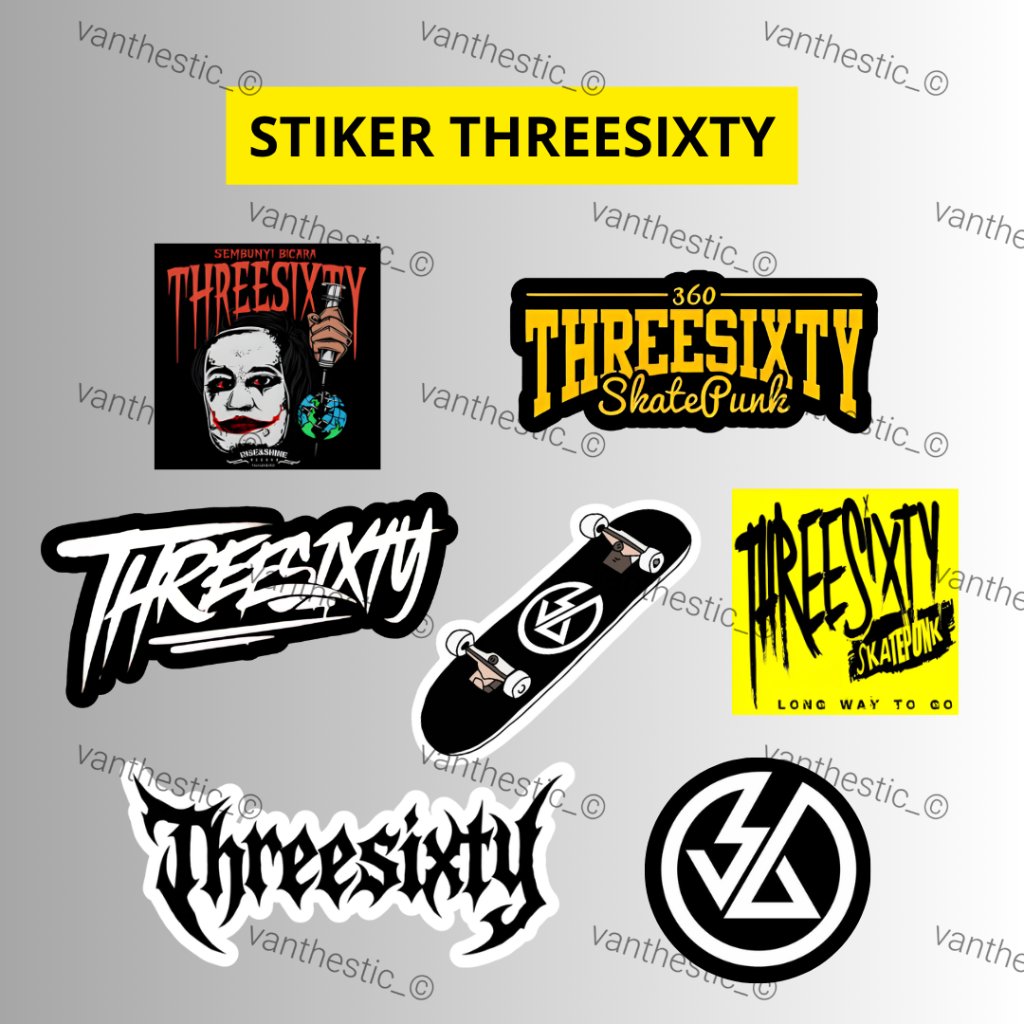 Stiker Threesixty | Threesixty