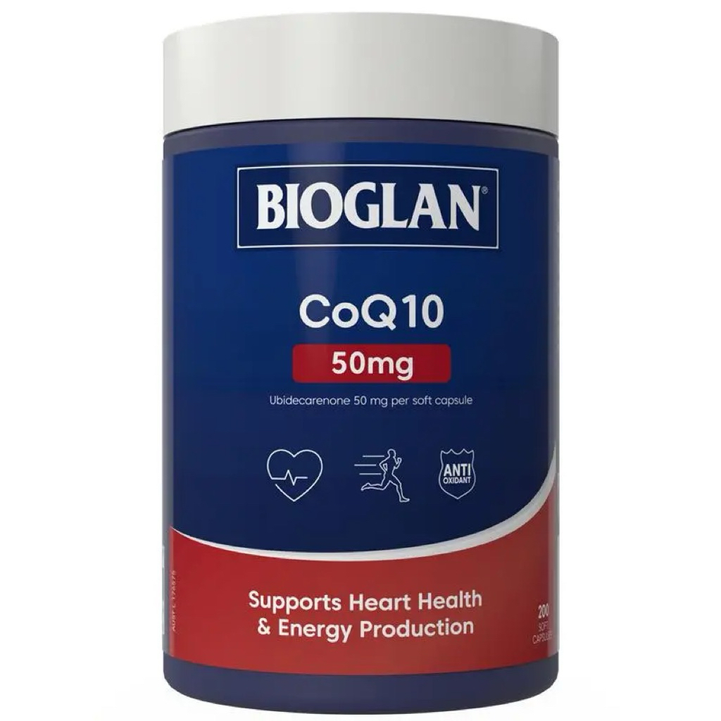 Bioglan CoQ10 50mg 200 Capsules