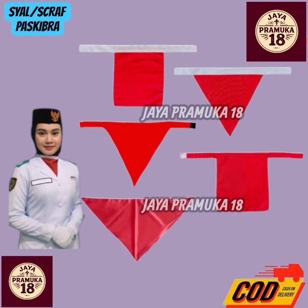 Syal Paskibra Merah Putih / Slayer Paskibra / Slayer Paskibra Merah putih