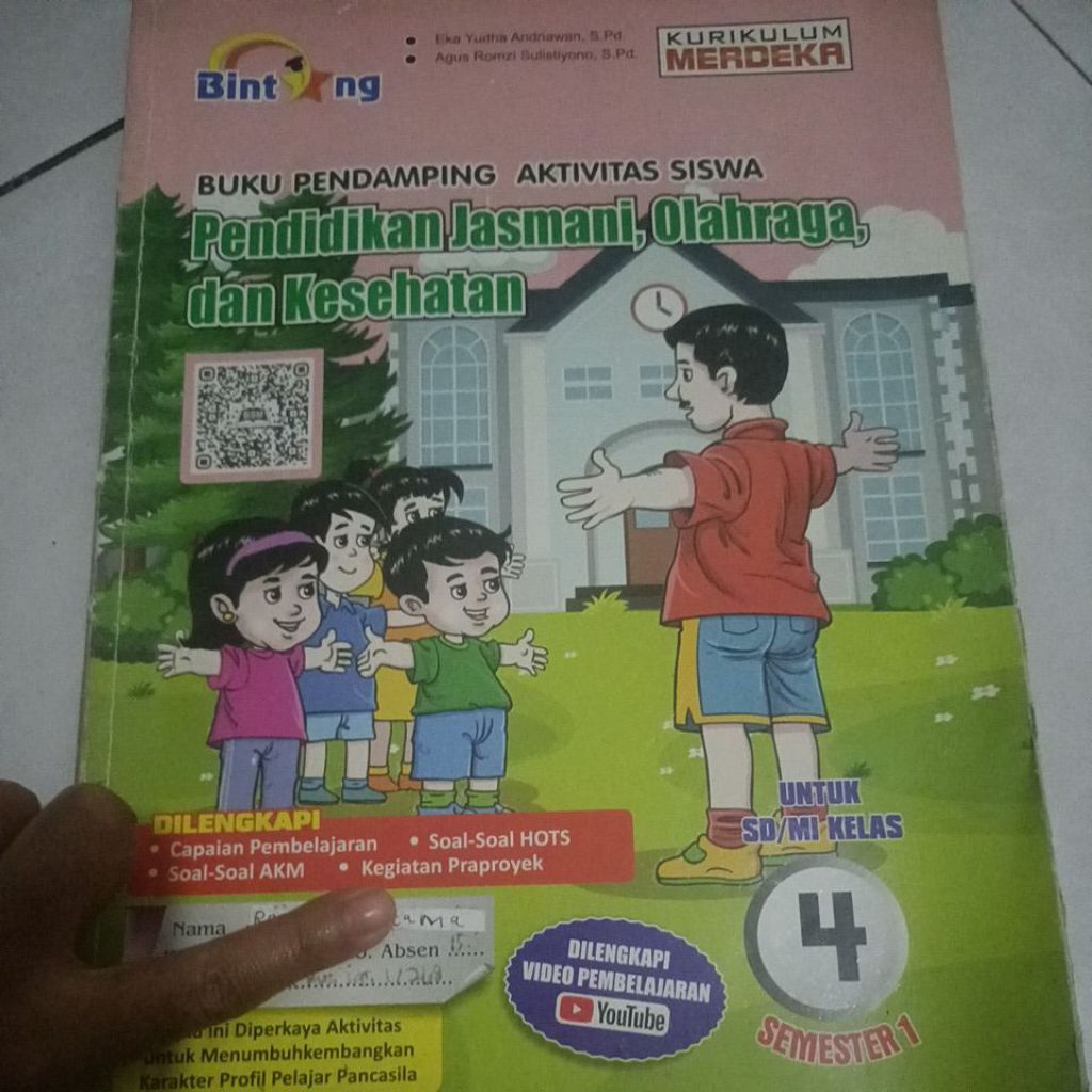 Bintang Buku PJOK Kelas 4 Semester 1 | Kelas 1 semester 2