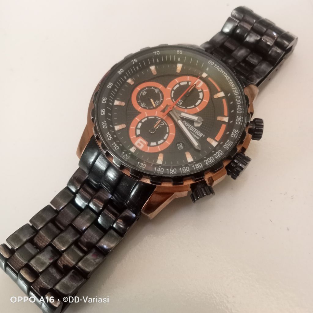 jam tangan pria expedition e6065m Chronograph