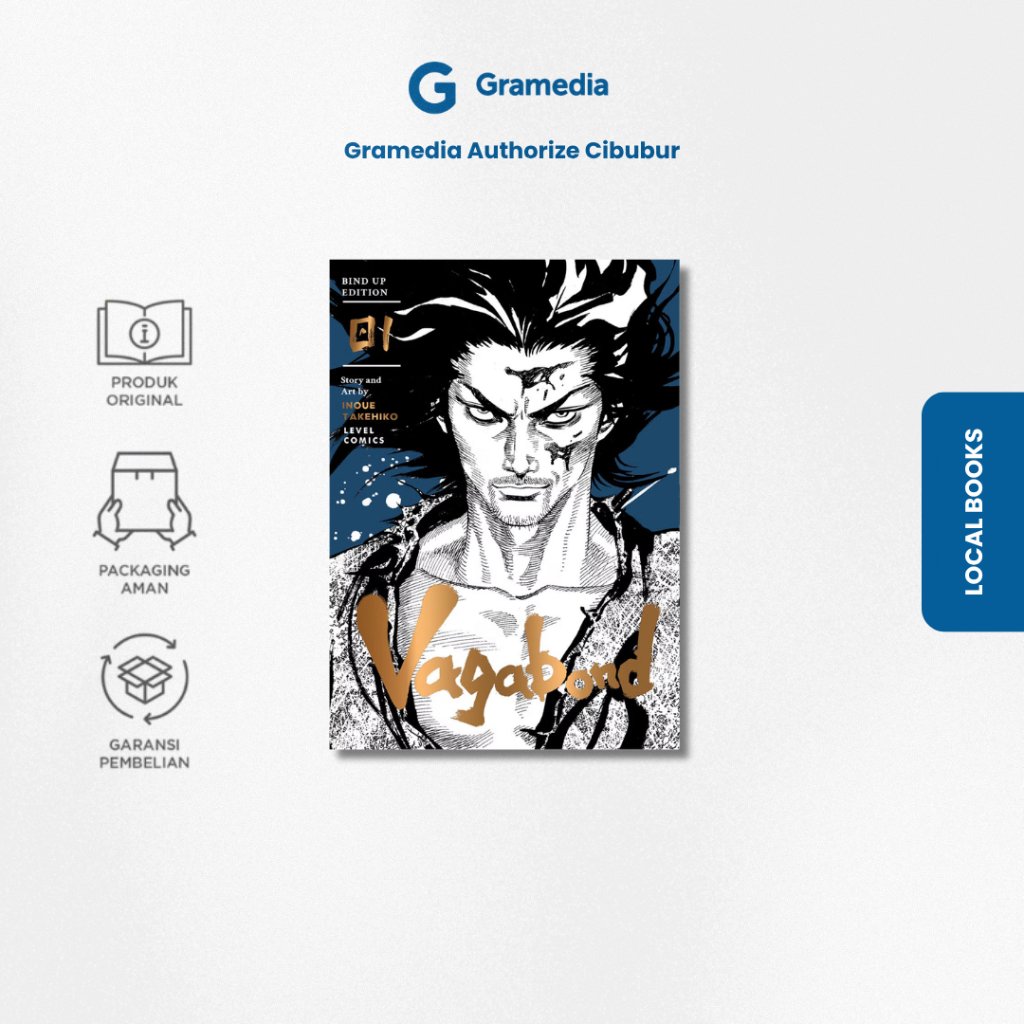Gramedia Cibubur - Vagabond Bind Up Vol. 1 Edisi Kolektor