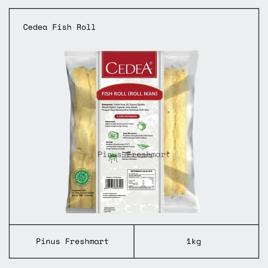 Cedea Fish Roll 1Kg / Cedea Fishroll Original