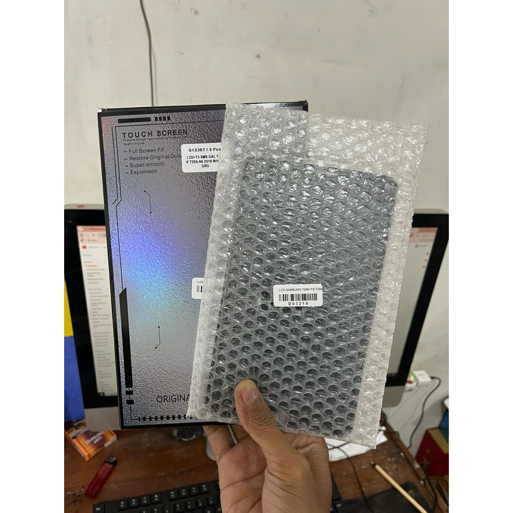 LCD SAMSUNG GALAXY TAB A6 2016 WHITE / T285 ORG + TOUCHSCREEN ORIGINAL BERGARANSI TERMURAH