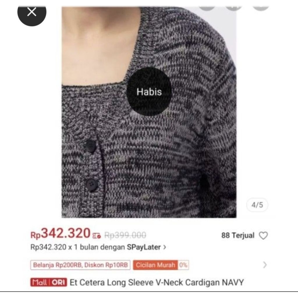 Preloved Cardigan Et Cetera