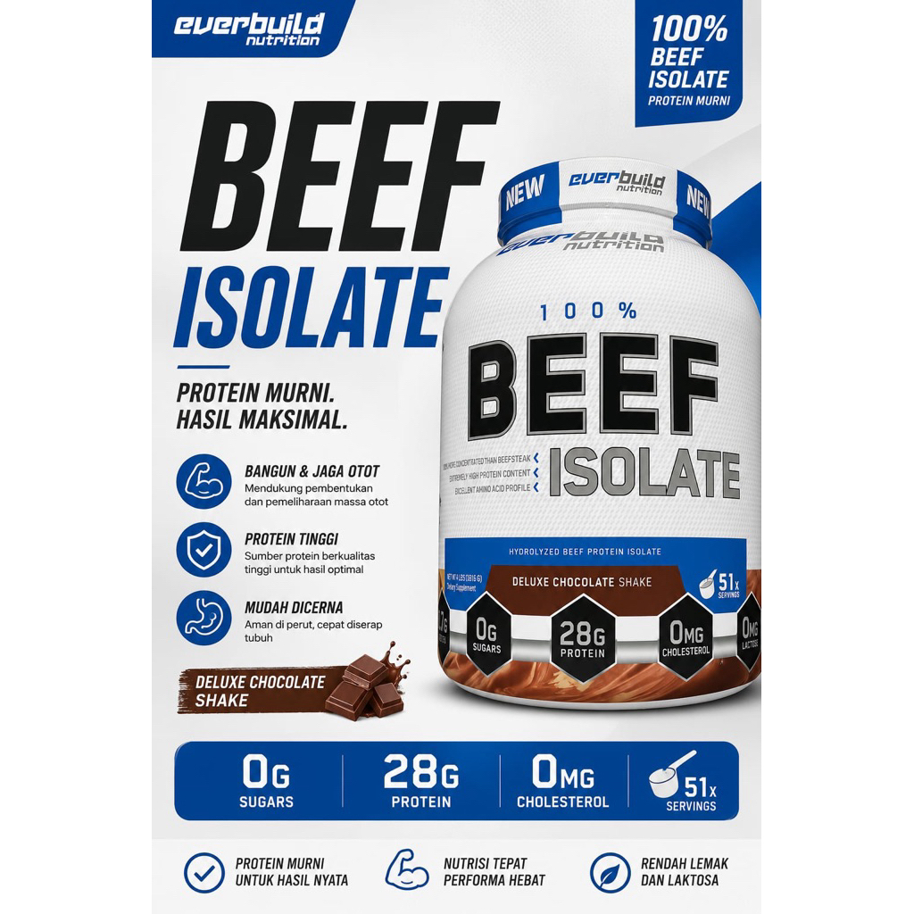EVERBUILD BEEF ISOLATE protein 51 serv