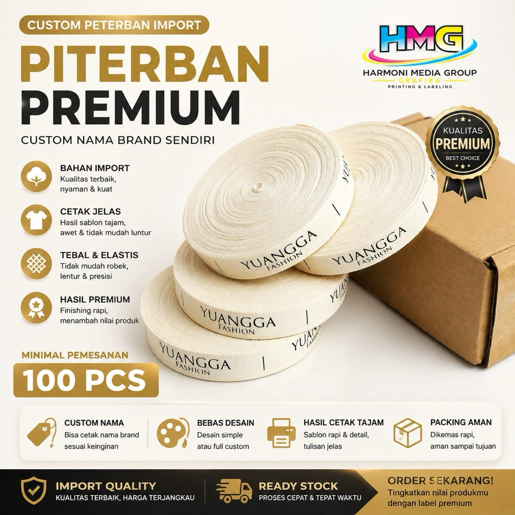 100 piterban import label baju hijab celana tas gamis daster piterban lembut halus