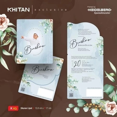KHITAN 03 | BLANGKO UNDANGAN KHITAN 3 (K 03) | KHITAN 3