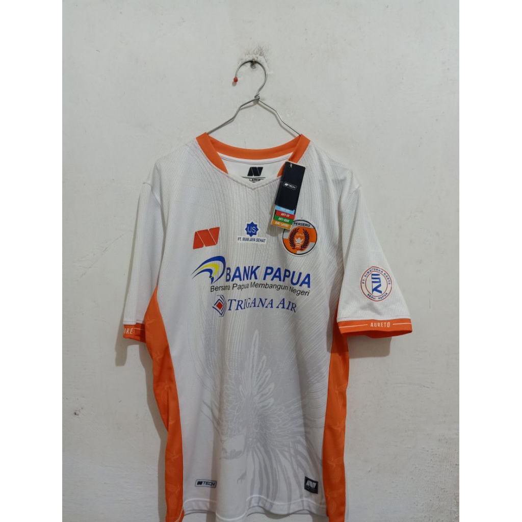Jersey Perseru Serui Papua Away Liga 1 2018 Original Player Issue NOIJ