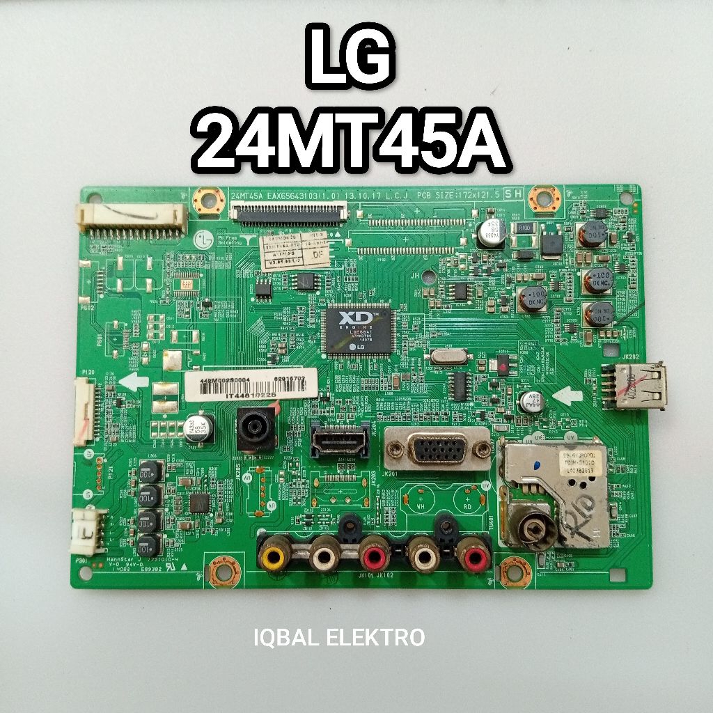 MAINBOARD TV LG 24MT45A - MB - MOBO - MODUL - MOTHERBOARD