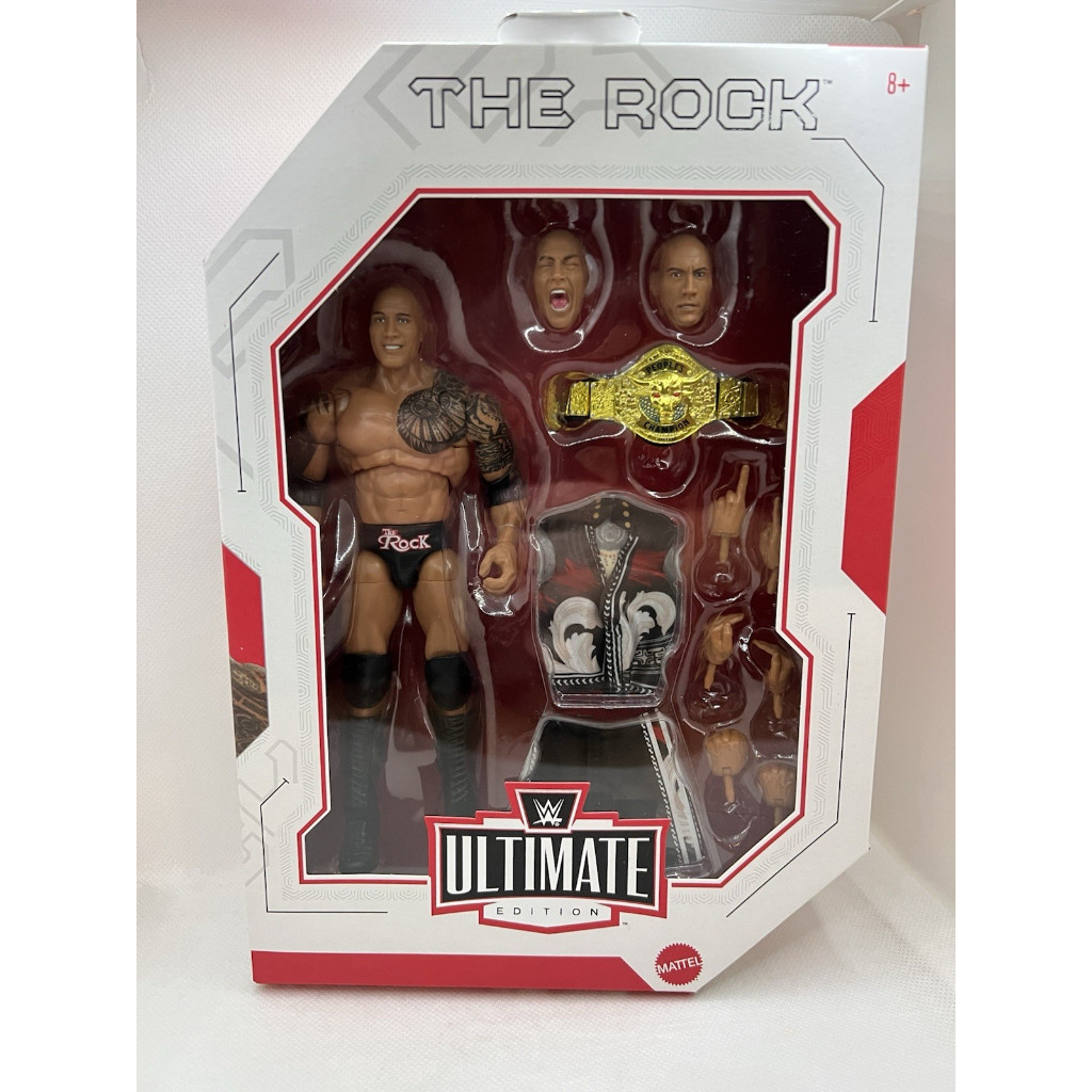 WWE The Rock Ultimate Edition 25 Action Figure Dwayne Johnson ORI MATTEL USA