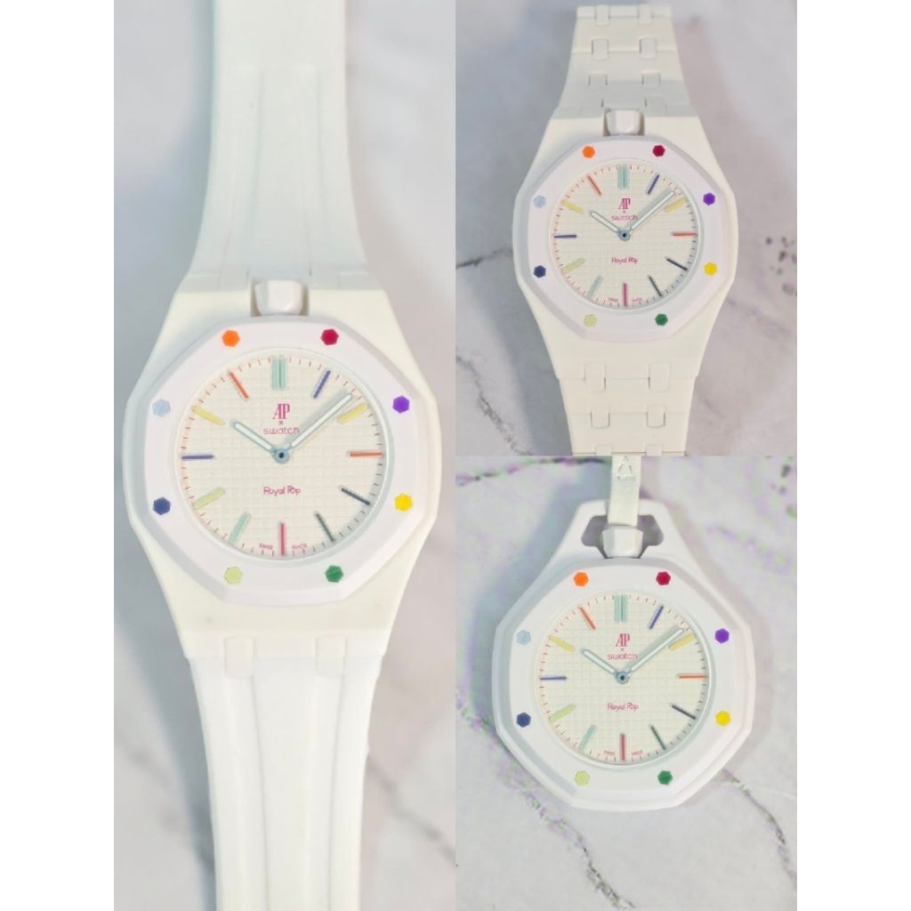AP x Swatch Automatic Fullset Putih
