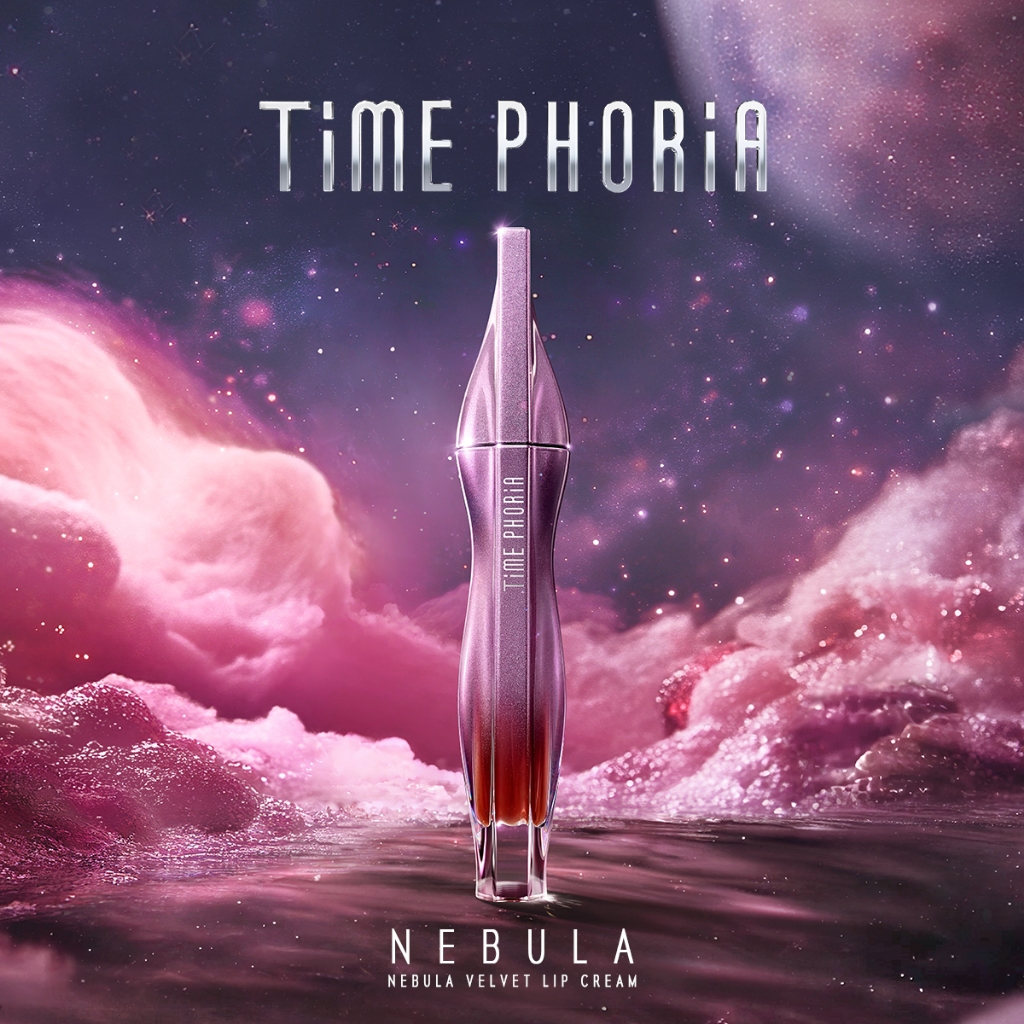 TIME PHORIA - TASYA FARASYA APPROVED Nebula Velvet Lip Cream 4ML - Liptint Dengan Warna Intense Wate