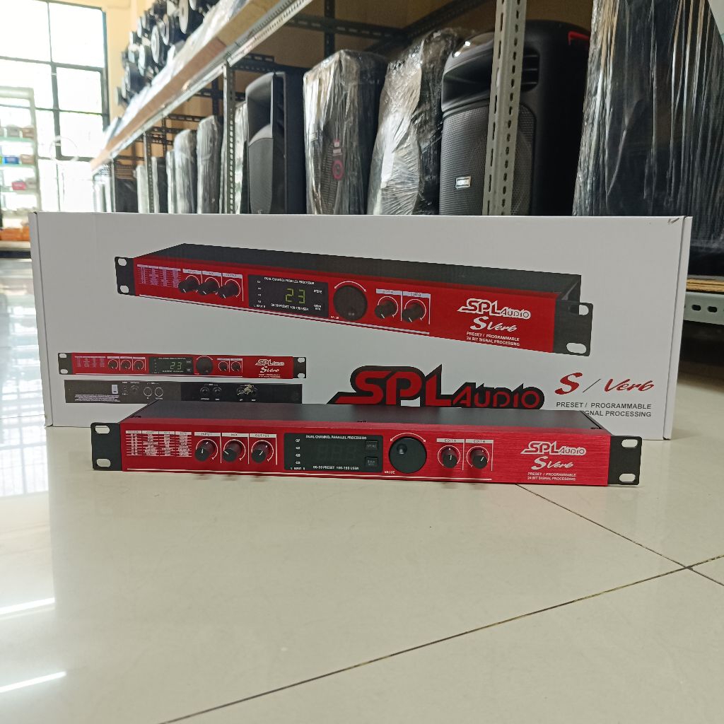 Efek Vocal SPL Audio S/Verb 24 Bit Original Efek Vokal SPLaudio S/Verb Original